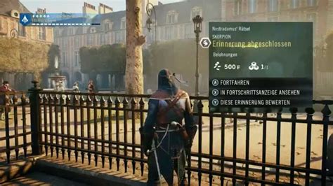 assassins creed unity nostradamus rätsel